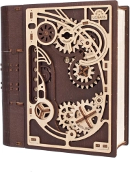 Koka mehāniskā noslēpumu grāmata UGEARS 3D puzle
