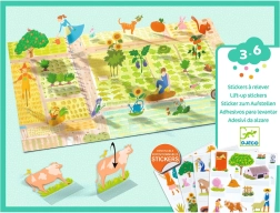 DJEC0 Repositionable Stickers - Farm