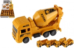 Construction plastic car 12cm with pullback function