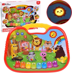 Interaktīvās mācību taustiņu klavierītes ar dzīvniekiem un melodijām