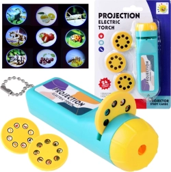 Kids' projection flashlight with 24 images