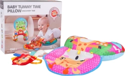 Sensorais zīdaiņu U veida spilvens žirafe ar rotaļlietām