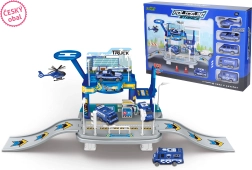 Garāža – policijas stacija ar degvielas uzpildes staciju 65 cm, čehu iepakojums