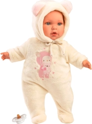 Lelle mazulis Julia 42 cm ar mīkstu vēderiņu Llorens