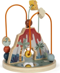 Motorikas labirints ar spoguli ar dinozauru motīvu no Small Foot