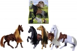 Toy horse 19 cm with saddle and comb – NATURE WORLD