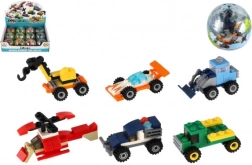 Transportlīdzekļu konstruktoru komplekts lodē 6 cm – modeļu mikss
