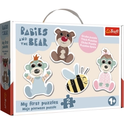 Puzzle Baby Classic Baby Friendship – BOBAŠKI I MIS (Trefl)