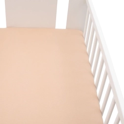 Džersija palags bērnu gultiņai New Baby 120 × 60 bēšs