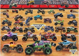 Puzle EUROGRAPHICS Monster Jam – kravas auto komplekts, 1000 gabaliņu