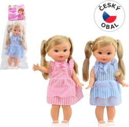 Leļļu meitene ar bizēm un lencēm