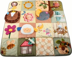 Sensory play mat with animals 2Kids Toys