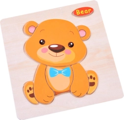 Koka puzle Dzīvnieciņi