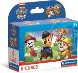 Attēlu klucīši Paw Patrol – 6 klucīši