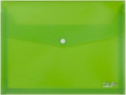 Tilpuma mapīte A4 ar spiedpogas aizdari, zaļa Opaline