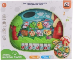 Kids' battery-powered piano with animal sounds