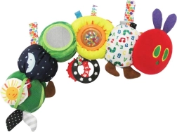 Tekstila aktīvā mīkstā rotaļlieta Ļoti izsalkusī kāpurs varavīksne