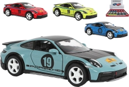 Kinsmart Porsche 911 rallija livery – metāla modelis ar pull-back piedziņu (13 cm)