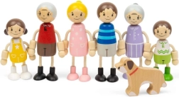 Bigjigs Toys leļļu namiņa figūriņu komplekts “Ģimene”