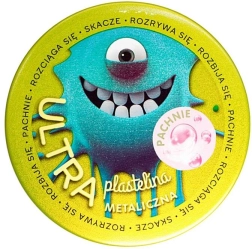 Ultrasplastilīns tumši zaļš metālisks ar košļājamās gumijas aromātu