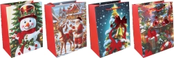 Dāvanu maisiņš S 18 × 23 × 10 cm Ziemassvētki