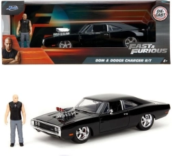 Metāla modelis Dodge Charger R/T 1970 1:24 ar figūriņu no “Ātrs un bez žēlastības” – Jada Toys
