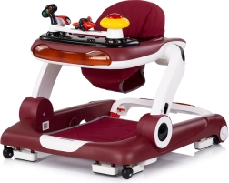 Chipolino interaktīvais staigulis Little Explorer 4 vienā, sarkans