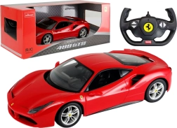 Tālvadības auto Ferrari 488 GTB sarkans
