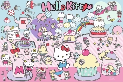 Puzle “Atklāj pasauli” Hello Kitty – 300 gabaliņi