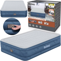Bestway piepūšamā divguļamā gulta ar iebūvētu pumpi 203 × 152 × 46 cm