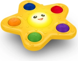 Baby Einstein Pop & Glow Starfish Suction-Cup Activity Toy for Babies 6m+