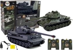 RC tanku komplekts 1:28 T-34 un TIGER 103