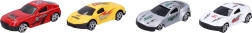 Metāla auto 8 cm ar brīvgaitas riteņiem