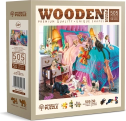 WOODEN CITY Wooden Puzzle Naughty Puppies 505 Pieces