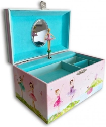 Mūzikas rotaslietu lādīte ar balerīnu