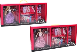 Lelle ar drēbju skapi un modes aksesuāriem