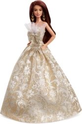 Barbie Ziemassvētku lelle brunete 2025