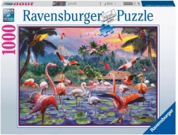Ravensburger puzle Pink Flamingos 1000 gabali