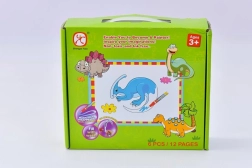 Mac Toys puzles Dinozauri ar ūdens krāsošanu
