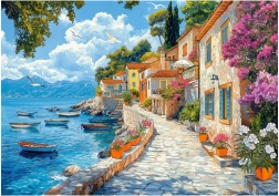 Puzzle Mediterranean Walk 500 pieces CASTORLAND
