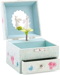 DJECO rotaļu lādīte ar zaķīti – zaļa