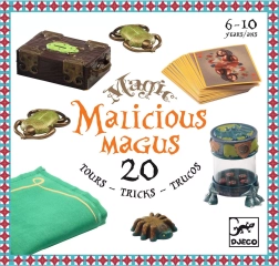 Burvju komplekts Djeco Malicious Magus – 20 triki
