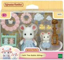 Sylvanian Families burbuļvanna – komplekts ar Marshmallow pelītēm