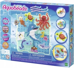 Aquabeads okeāns – radošs pērlīšu komplekts zemūdens ainu veidošanai