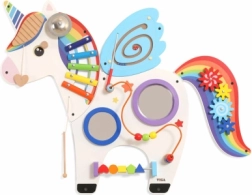 Viga koka sienas sajūtu tablo vienradzis FSC Montessori