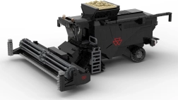 Konstruktors BRIXIES Plus MASSEY FERGUSON IDEAL – kombains 1:32 (807 detaļas)