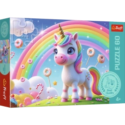 Trefl puzzle 60 pieces – Candy World Unicorn