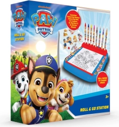 Stends ar PAW PATROL krāsojamo ruļļu un krāsām