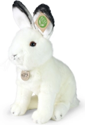 Pūkains polārais zaķis 30 cm, videi draudzīgs