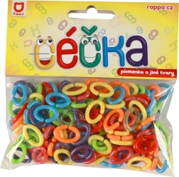 Krāsaini retro C veida gredzeni 150 gab.